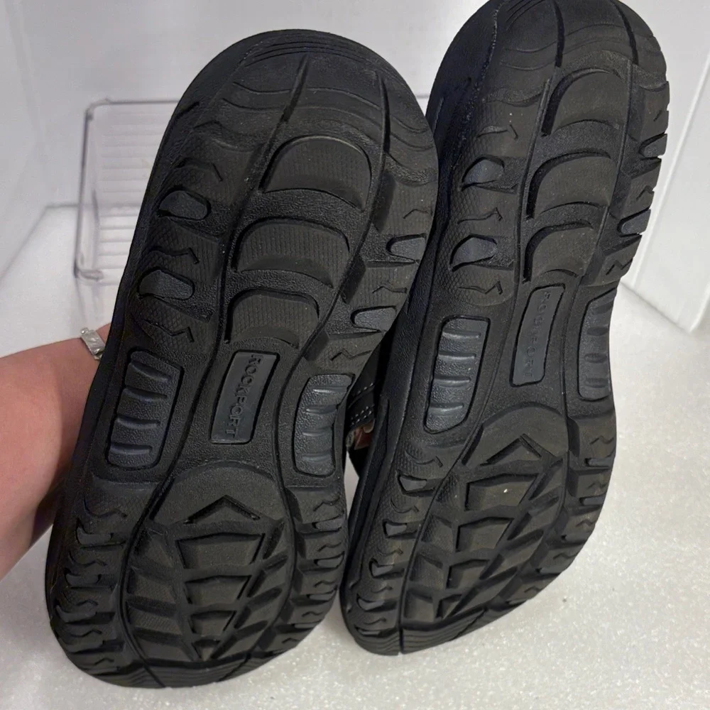 Black at Rockport‎ unisex men’s 8 women’s 9.5-10 Sandals Stitch Detailing box 21